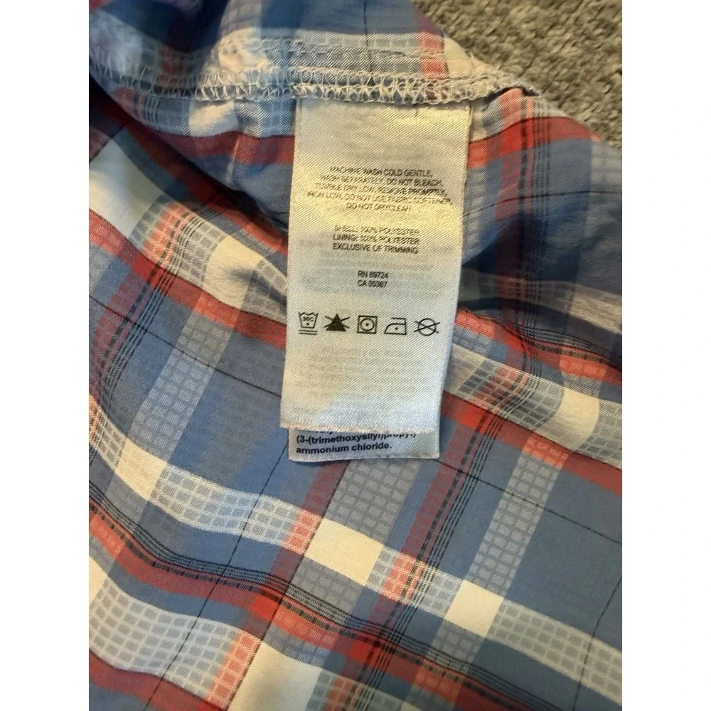 Columbia PFG Fishing Shirt Mens XXL Omni Shade Performance Vented Plaid - Picture 10 of 15